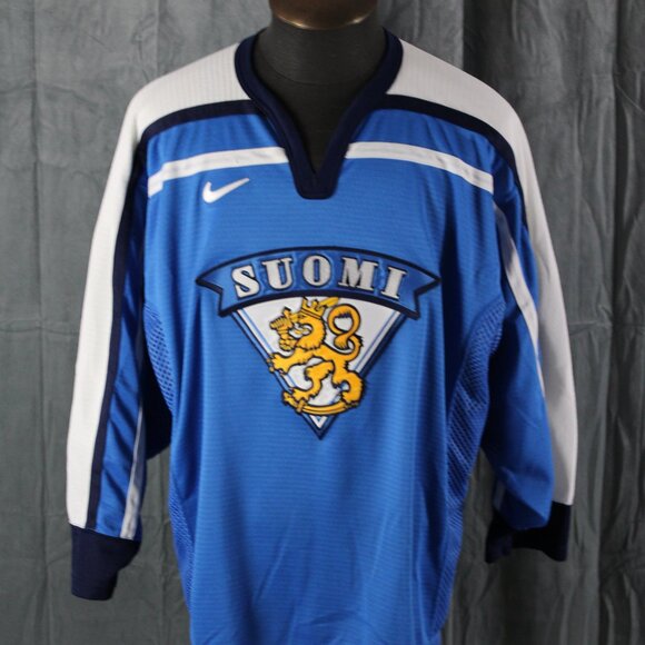 Team Finland Jersey (VTG) - Nike Pro Model - Size 52 - Picture 3 of 8